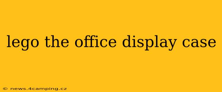 lego the office display case