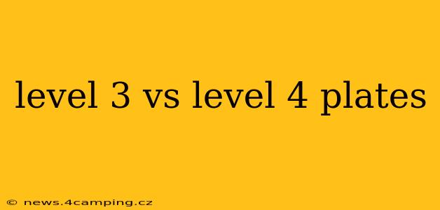 level 3 vs level 4 plates
