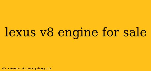 lexus v8 engine for sale