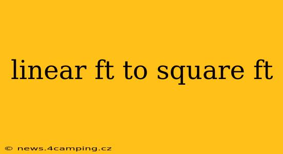 linear ft to square ft