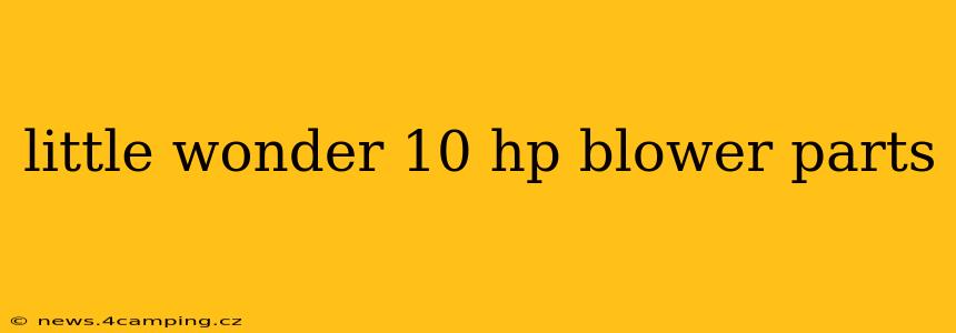 little wonder 10 hp blower parts