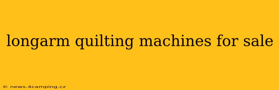 longarm quilting machines for sale