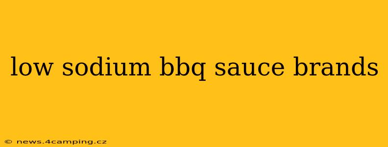 low sodium bbq sauce brands