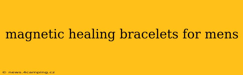 magnetic healing bracelets for mens