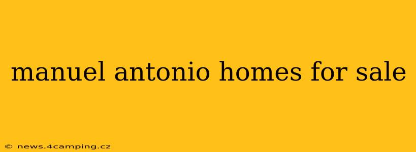 manuel antonio homes for sale