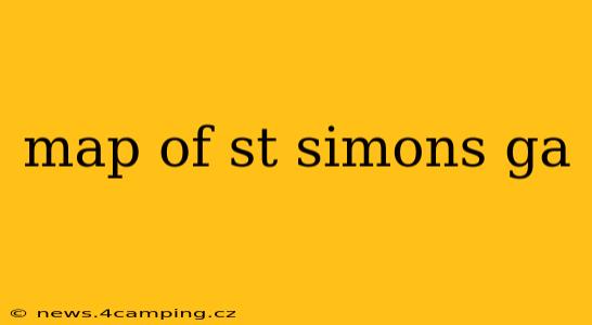map of st simons ga