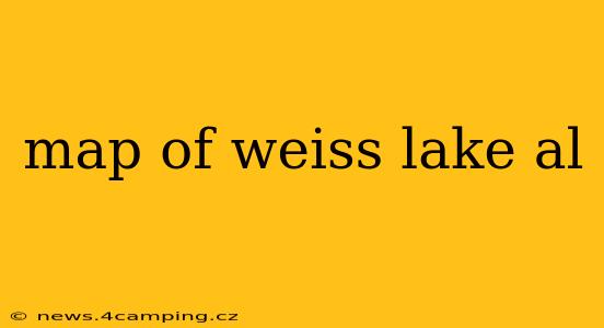 map of weiss lake al