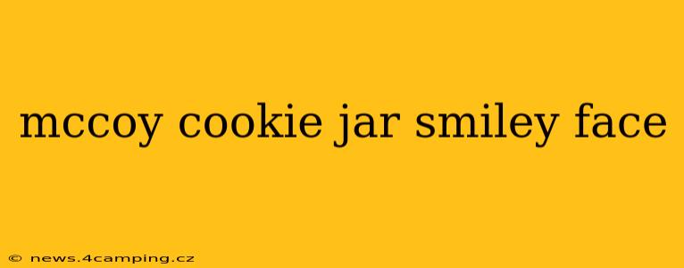 mccoy cookie jar smiley face