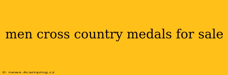 men cross country medals for sale