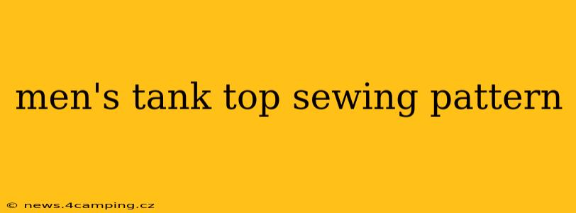 men's tank top sewing pattern