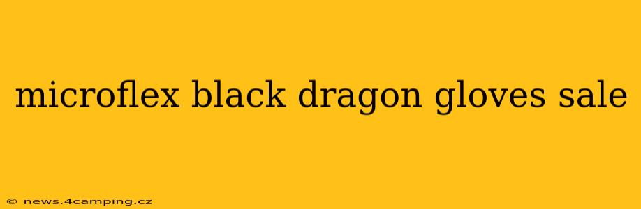 microflex black dragon gloves sale