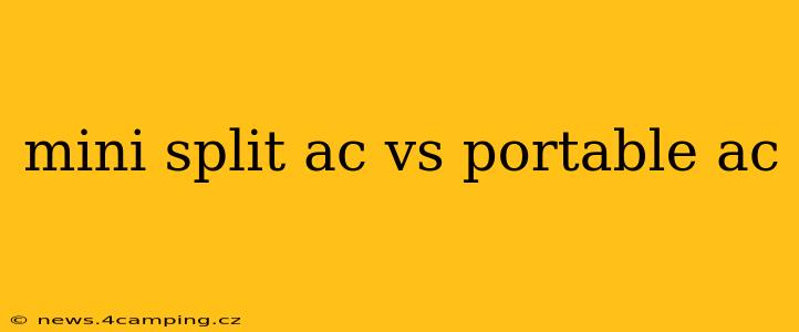 mini split ac vs portable ac