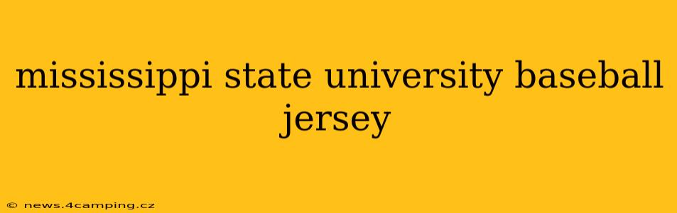 mississippi state university baseball jersey