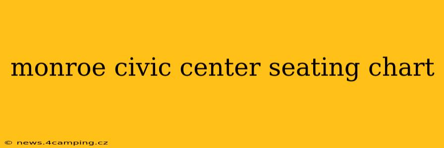 monroe civic center seating chart