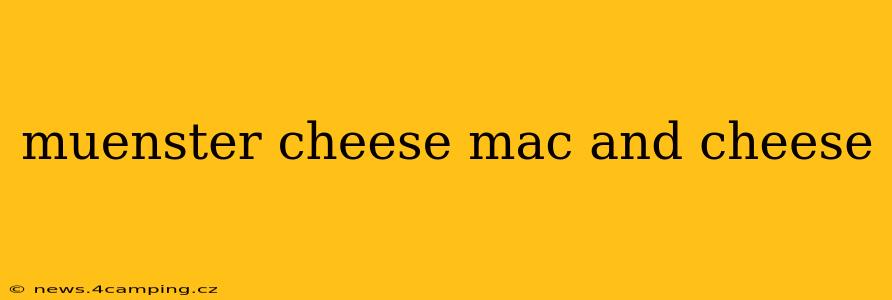 muenster cheese mac and cheese