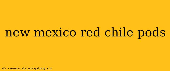 new mexico red chile pods