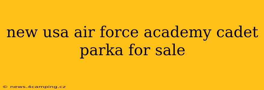 new usa air force academy cadet parka for sale