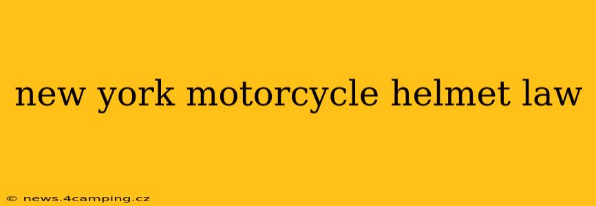 new york motorcycle helmet law