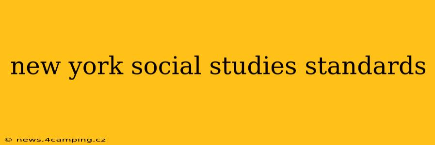 new york social studies standards
