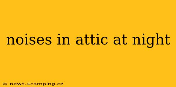 noises in attic at night
