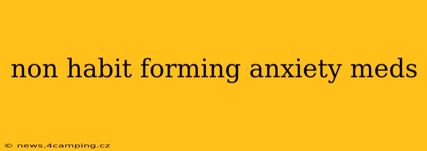 non habit forming anxiety meds