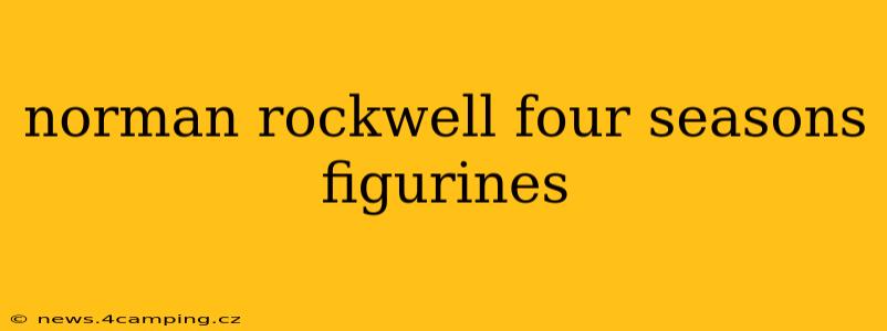 norman rockwell four seasons figurines