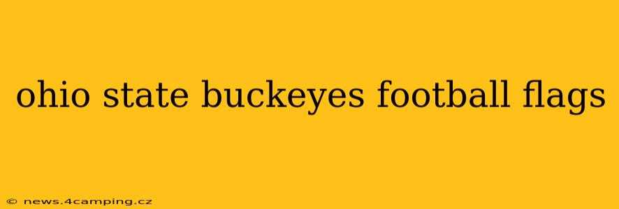 ohio state buckeyes football flags