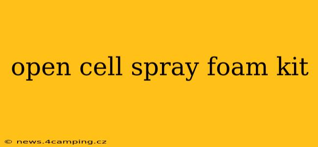 open cell spray foam kit