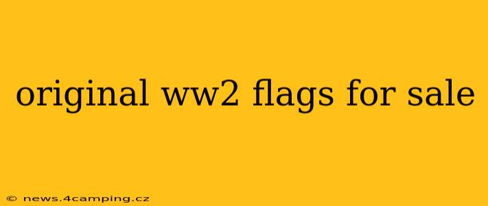 original ww2 flags for sale