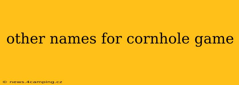 other names for cornhole game