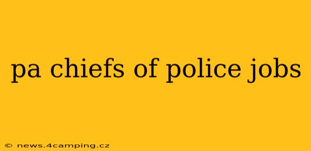 pa chiefs of police jobs