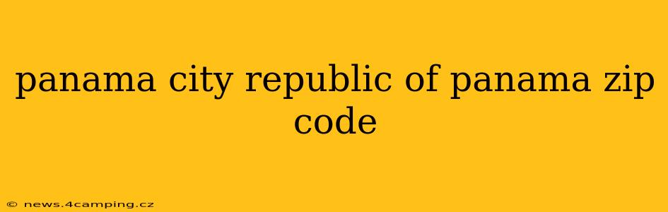 panama city republic of panama zip code