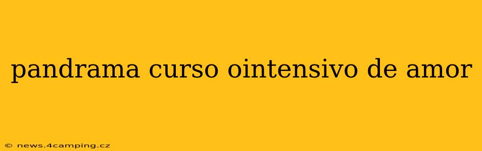 pandrama curso ointensivo de amor