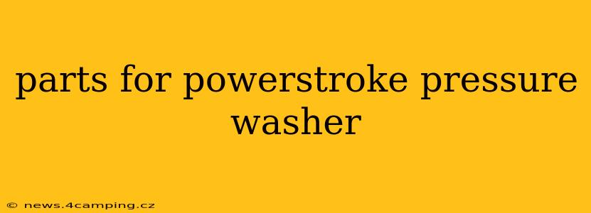 parts for powerstroke pressure washer