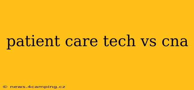 patient care tech vs cna