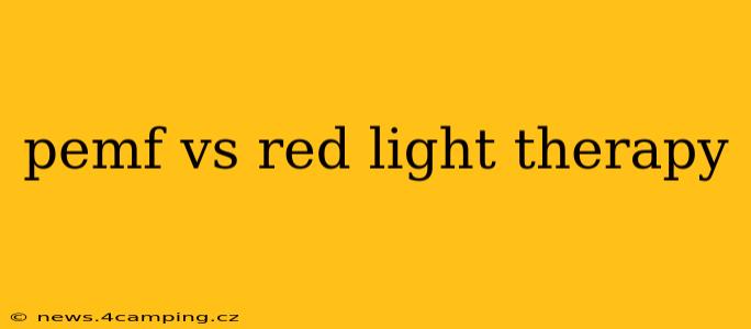 pemf vs red light therapy