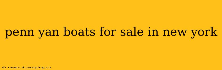 penn yan boats for sale in new york