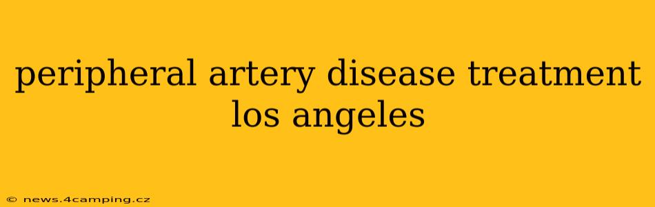 peripheral artery disease treatment los angeles