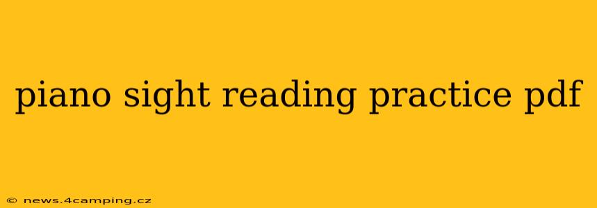 piano sight reading practice pdf