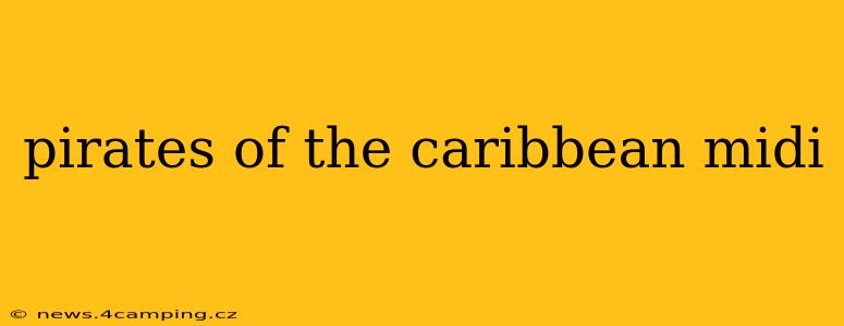 pirates of the caribbean midi