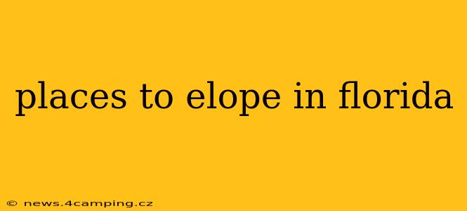 places to elope in florida
