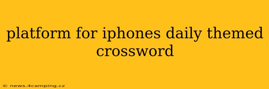 platform for iphones daily themed crossword