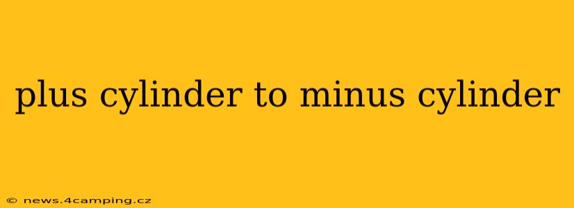 plus cylinder to minus cylinder
