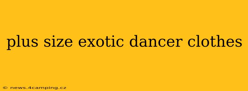 plus size exotic dancer clothes