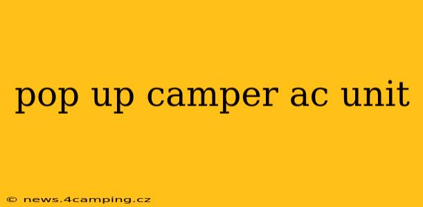 pop up camper ac unit