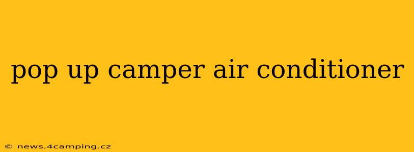 pop up camper air conditioner