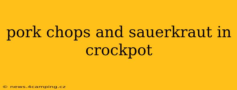pork chops and sauerkraut in crockpot