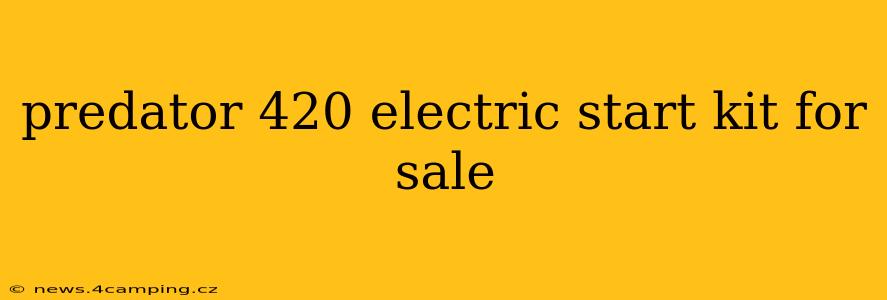 predator 420 electric start kit for sale