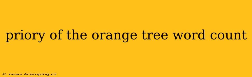 priory of the orange tree word count