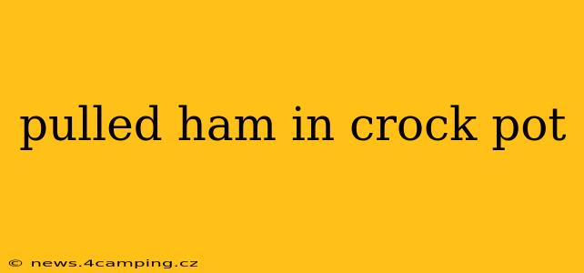 pulled ham in crock pot